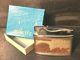 Vintage Paul Anka Las Vegas Performer Sunlite Lighter Promo/lagniappe