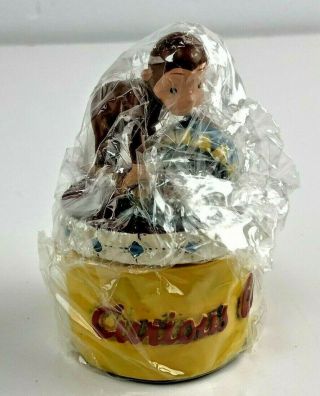1997 Vintage Curious George Mini Box Cake Monkey by Vandor,  Open Box 2