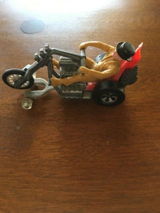 Vintage Mattel Rrrumblers Hot Wheels Era Motorcycle Toy Torque Chop Tophat