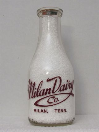 Trpq Milk Bottle Milan Dairy Farm Milan Tn Gibson County Doc Stork Baby & Diaper