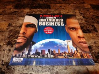 R Kelly & Jay Z Rare Vinyl Lp Record Unfinished Business Rap Hip Hop