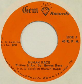 Human Race Human Race / Grey Boy Gem 45 Funk Deep Soul Nm Orig.  1969 Hear
