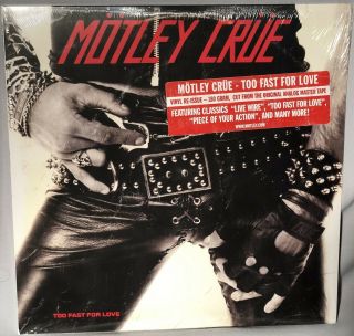 Lp Motley Crue Too Fast For Love (vinyl,  180g,  2008)