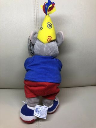 2005 Chuck E Cheese Limited Edition 12” Happy Birthday Plush With Tags 5