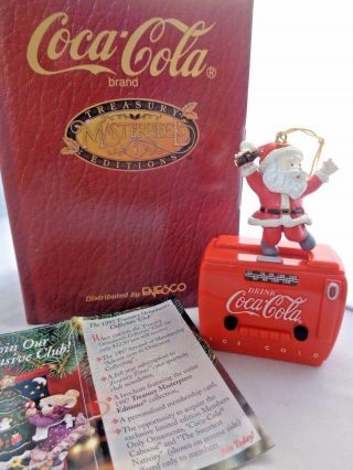 Enesco Coca Cola Twist & Shout Have A Coke Christmas Ornament Box Nwt