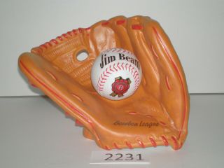 Jim Beam 2005 I.  A.  J.  B.  B.  S.  C.  Baseball Glove And Ball - 35th Convention St.  Louis