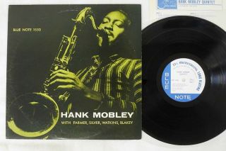 Hank Mobley Quintet Same Blue Note Blp 1550 Japan Vinyl Lp