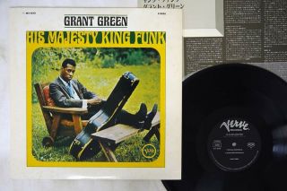 Grant Green His Majesty,  King Funk Verve Mv 4010 Japan Larry Young Vinyl Lp