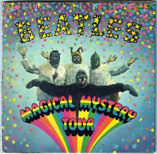 The Beatles - Magical Mystery Tour - Mono E.  P.  - Blue Backing - Sleeve Only