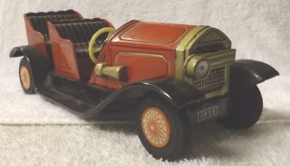 Vintage Cragstan Pressed Steel - - Friction Car Out Of The 50 