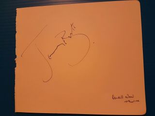 Jeremy Brett Autograph.  Sherlock Holmes