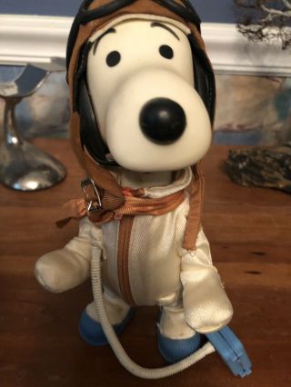 Vintage 1969 Apollo Moon Landing Snoopy The Astronaut Peanuts Doll Figure 8”