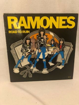 Ramones Road To Ruin Sire Lp Exc Quality Vinyl Srk 6063