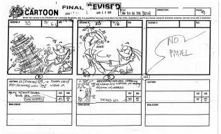 RARE - Ed,  Edd n Eddy Storyboards (5) Hand Drawn 3