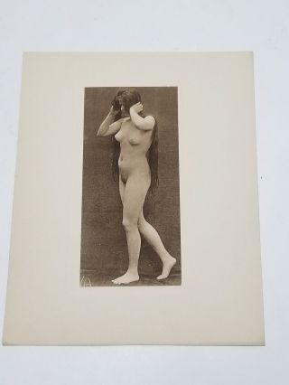 Antique 1920s Lotte Herrlich Nude Woman Photo Print Photogravure Art 5