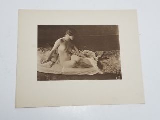 Antique 1920s Lotte Herrlich Nude Woman Photo Print Photogravure Art 12