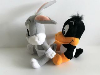 Baby Looney Tunes Bugs Bunny & Daffy Duffy Plush Stuffed Animals Toys 3