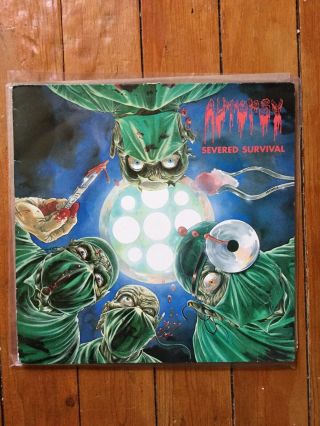 Autopsy - Severed Survival - Vinyl Lp - 1990 - Alternate Cover 1st Press
