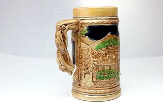 Vintage Set of 6 Mugs Ceramic German Style Beer Stein Made in Japan 5