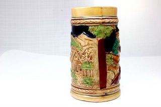 Vintage Set of 6 Mugs Ceramic German Style Beer Stein Made in Japan 6