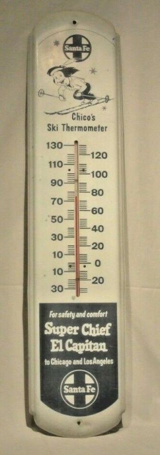 Santa Fe Ski Vintage Thermometer