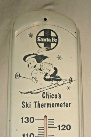 Santa Fe Ski Vintage Thermometer 3