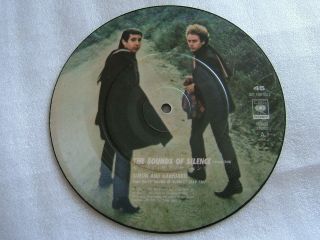 Promo Only Picture Vinyl / Simon And Garfunkel The Sounds Of Silence / 7inch