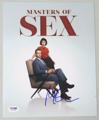Michael Sheen Masters Of Sex Signed Autograph 8x10 Photo Psa Dna