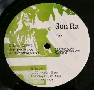 Sun Ra God Is More Than Love Can Ever Be 1989 USA LP EL SATURN VERY RARE 2