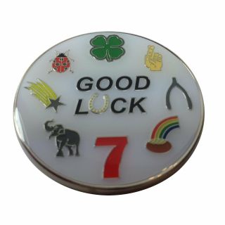 Good Luck Heavy Poker Card Guard Hand Protector Lucky Coin