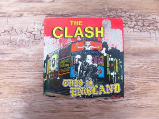 The Clash 7 " Single Made In England Cbs Records Picturefold Out Poster Sleeve
