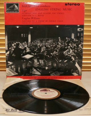 Asd 521 (1st Ed – W/g) Barbirolli Conducts English String Music Elgar Etc