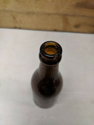 Coca - Cola 1910 - 1915 Root Straight Side Amber Bottle,  York N.  Y. 3