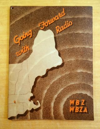 Going Forward With Radio Wbz Wbza Boston 1946 Advertising Brochure Television