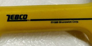 Vintage 1988 Zebco Yellow & White Peanuts Snoopy 2 ' Fishing Pole Rod Reel Combo 4