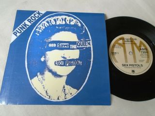 Sex Pistols - God Save The Queen / No Feeling A&m India Type Vinyl Ex