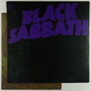 Black Sabbath - Master Of Reality Lp - Warner Bros.  Green Label Poster