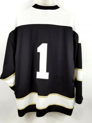 Canadian Club Whiskey Hockey Jersey Canada Long Sleeve Shirt Black Mens XL 2