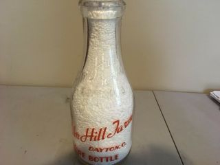 Elm Hill Farm Dayton Ohio Milk Bottle