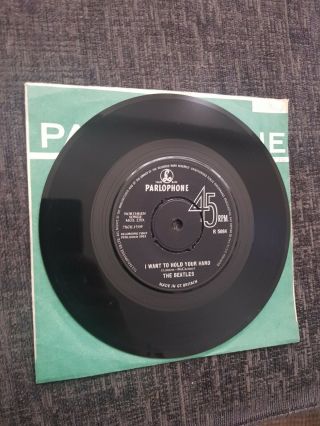 The Beatles I Want To Hold Your Hand / This Boy Parlophone R50834 Ex,