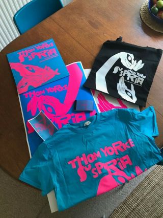 Thom Yorke / Radiohead Suspiria 12 " Screen Print Tote Bag Book Sticker T - Shirt