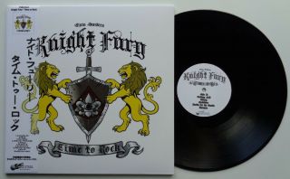 251 Knight Fury Time To Rock Black Vinyl Lp,  Obi - 415 Of 525 Made Megadeth