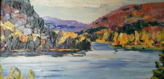 VINTAGE CANADIAN PAINTING SIGNED LISTED CANADIAN ARTIST 3 3