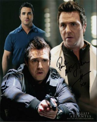 Paul Mcgillion Signed/autographed Promo 8x10 Photo Stargate Atlantis 2011 La Con