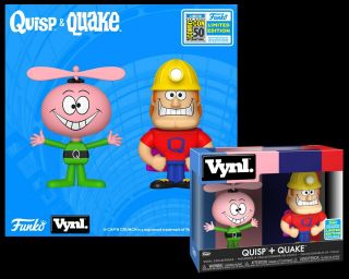 Sdcc 2019 Exclusive Limited Edition Funko Vynl.  Quisp & Quake 2 Pack