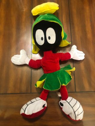Vintage Looney Tunes Marvin Martian 24” Plush Stuffed Toy Six Flags
