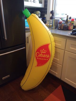 Vintage Inflatable Banana (nos) 54” Tall 20” Wide