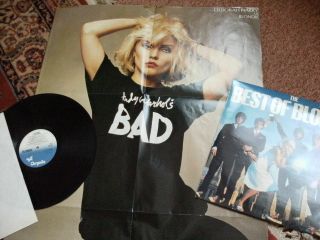 The Best Of Blondie Lp 33 Rpm Vinyl Record 14 Tracks N/mint With Poster