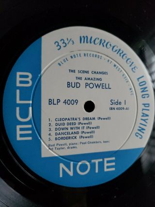 BUD POWELL The Scene Changes Vol.  5 BLUE NOTE 4009 EAR RVG 1st Press 3