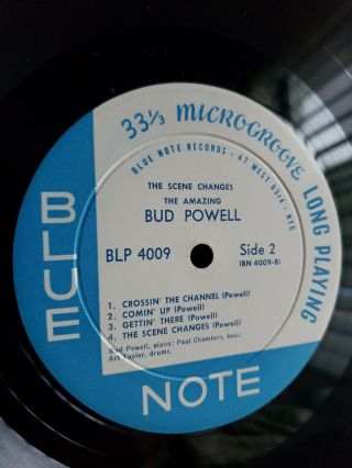 BUD POWELL The Scene Changes Vol.  5 BLUE NOTE 4009 EAR RVG 1st Press 4